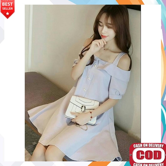 Dres Wanita Dewasa Terbaru 2023 Korea Jumbo Tunik Busui Bahan Melar Adem Gaun Wedding Pakaian Cewek 