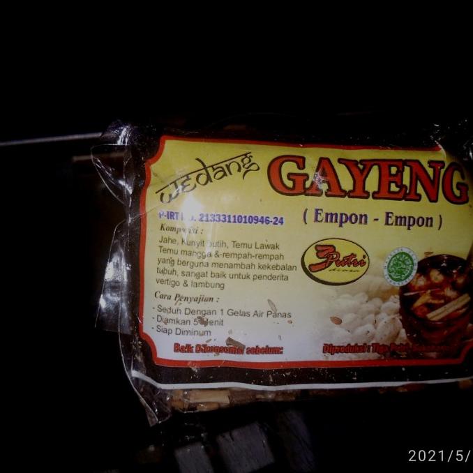 

Kualitas terbaik] wedang gayeng empon isi 10 pcs