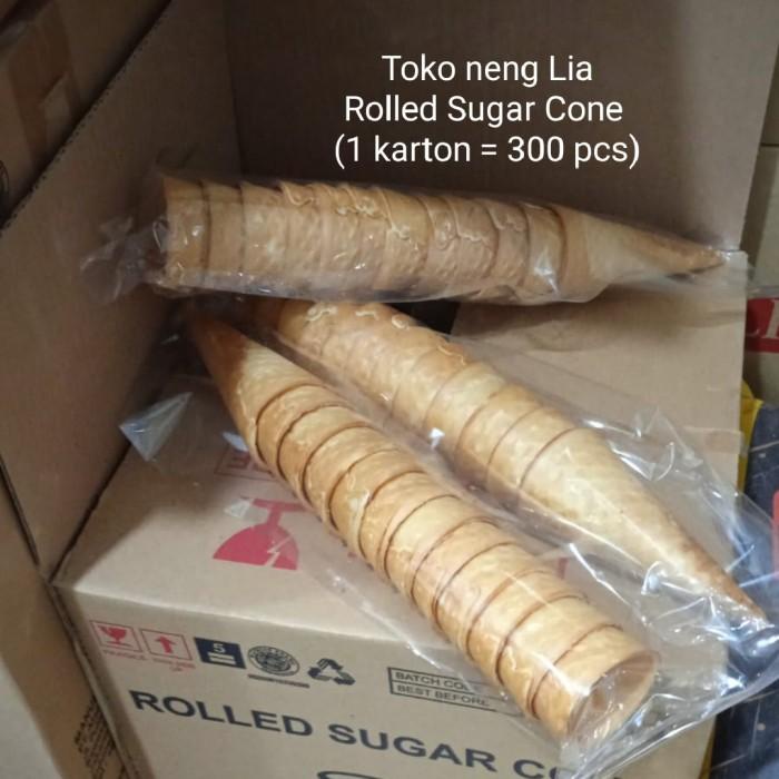 Terlaris Cup Cone Rolled Sugar Aladdin / Corong Es / Cone Es (300 Pcs)