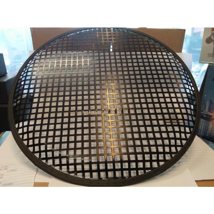 ___] Tutup Ram Tutup Speaker/ Spiker 15 inchi Grill Besi Cembung