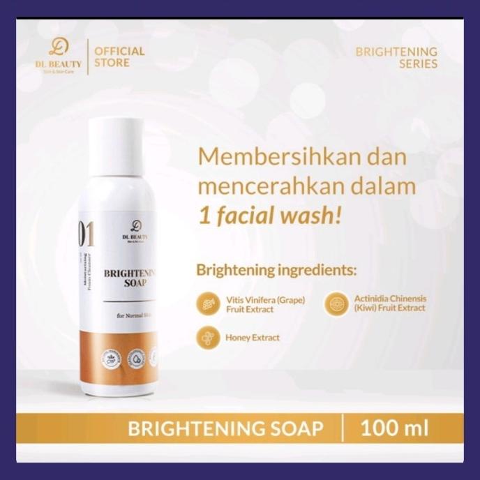 DL Slim & Skincare paket glowing cepat Dl 2 Britening soap sunscreen