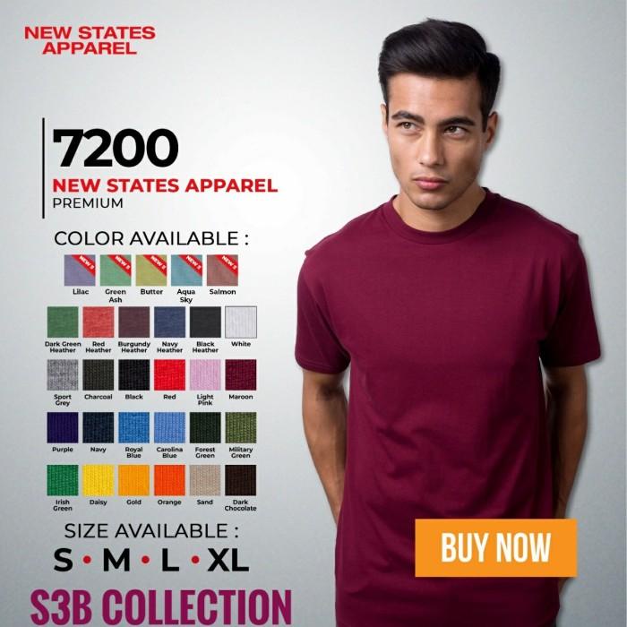 Terlaris Kaos Baju Polos Premium Nsa 7200 Murah S M L Xl