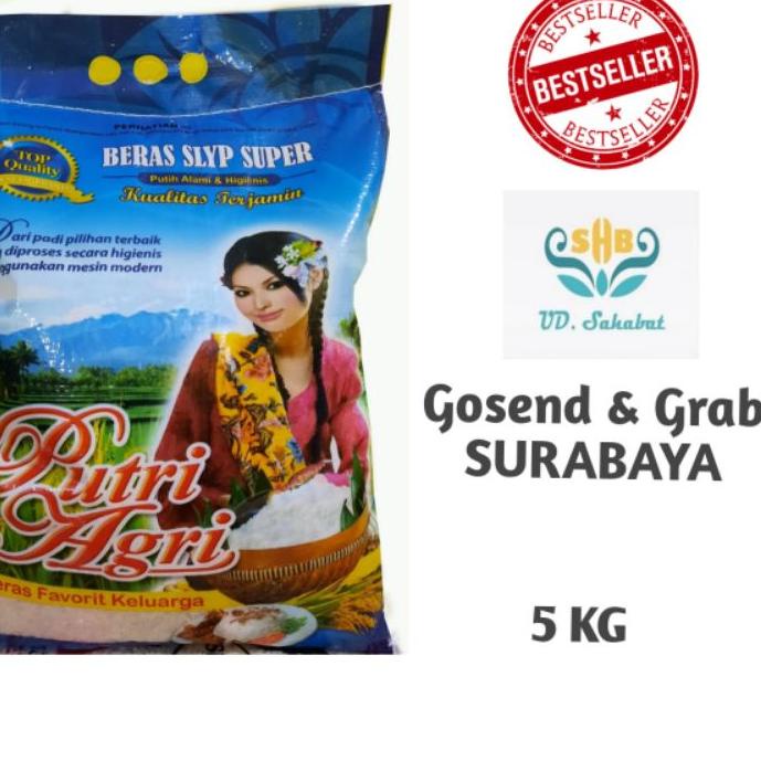 

PROMO HARI INI Beras Premium Pulen Cap Putri agri 5KG gas !!