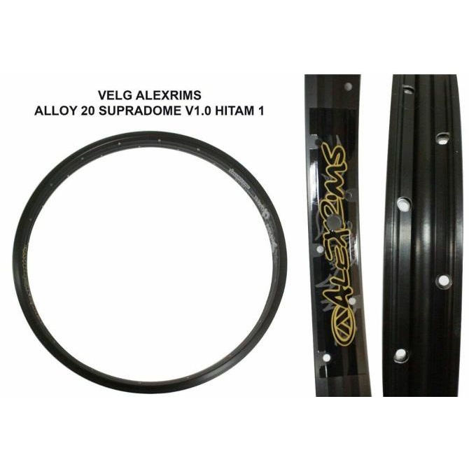 Velg Bmx 20 Alexrims Supradome