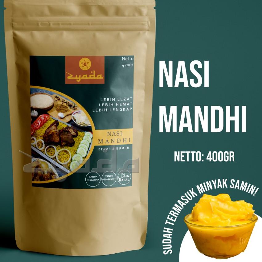 

✨Grosir✨ Nasi Mandhi Instan Zyada 400gr (4-5 Porsi) Beras Bumbu Mandhi Minyak Samin !!!