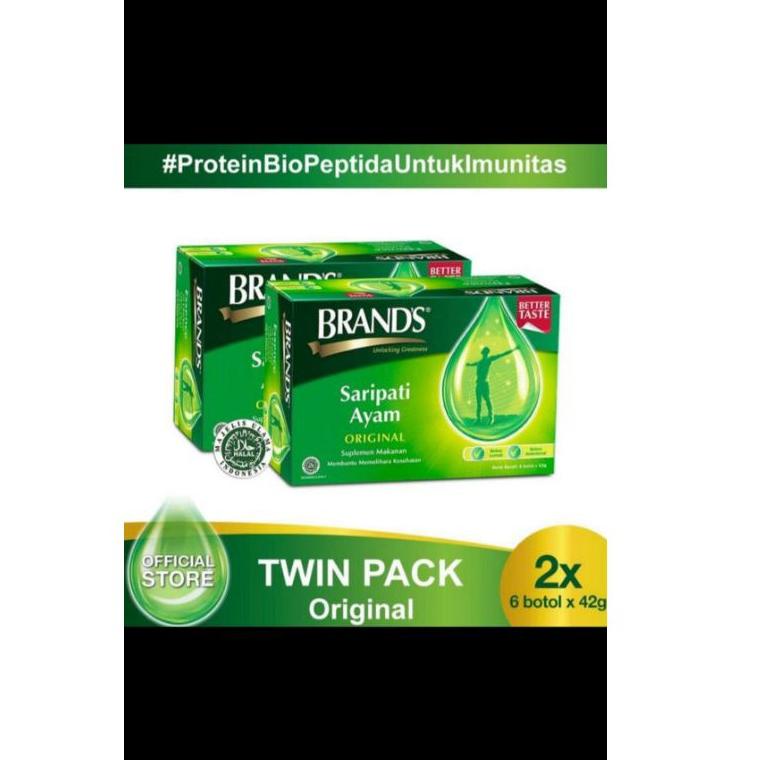 

Bisa COD Brand's Saripati Ayam 42gr isi 12 botol buruan