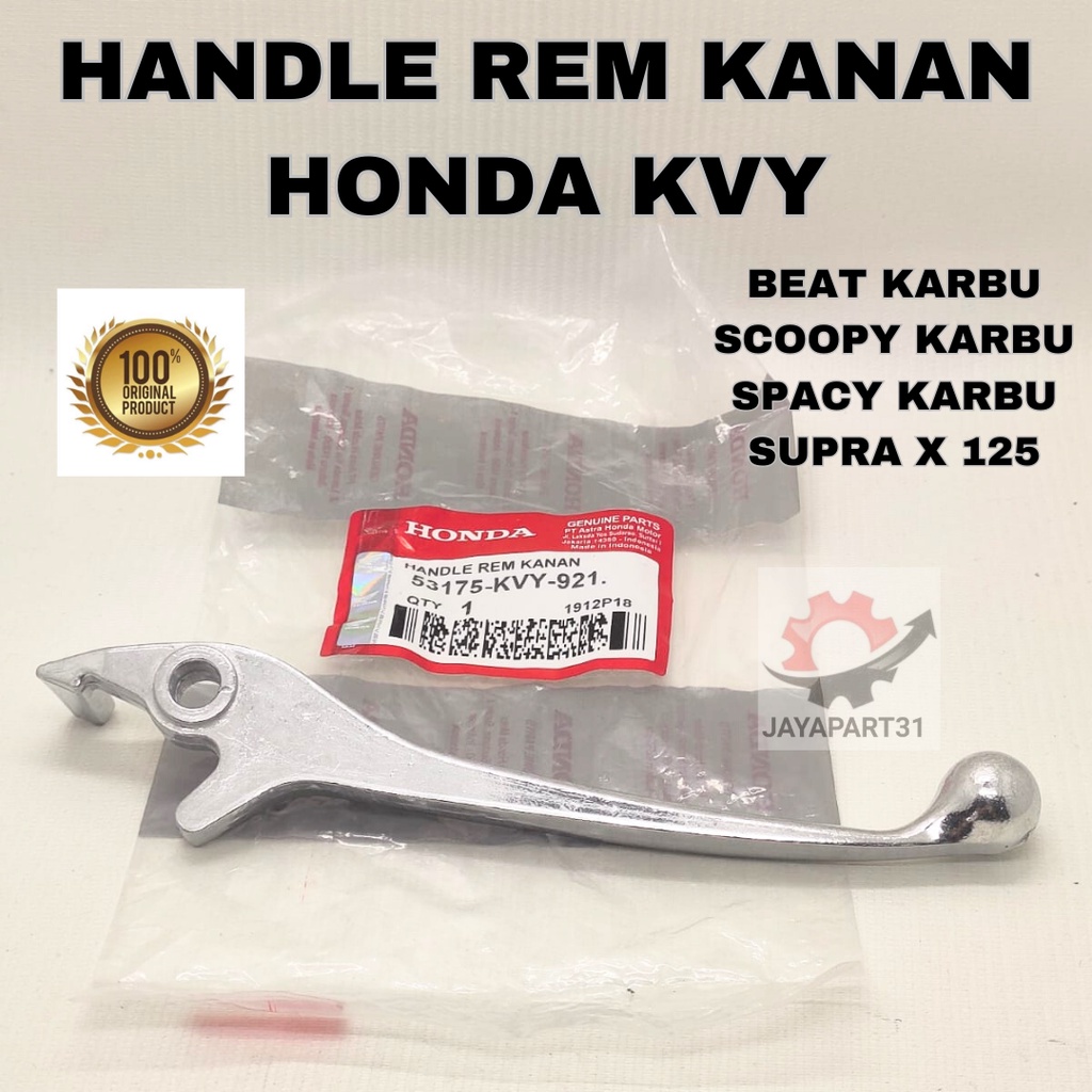 HANDLE HANDEL REM KANAN HONDA KVY KUALITAS ORIGINAL AHM BEAT KARBU SCOOPY KARBU SPACY KARBU