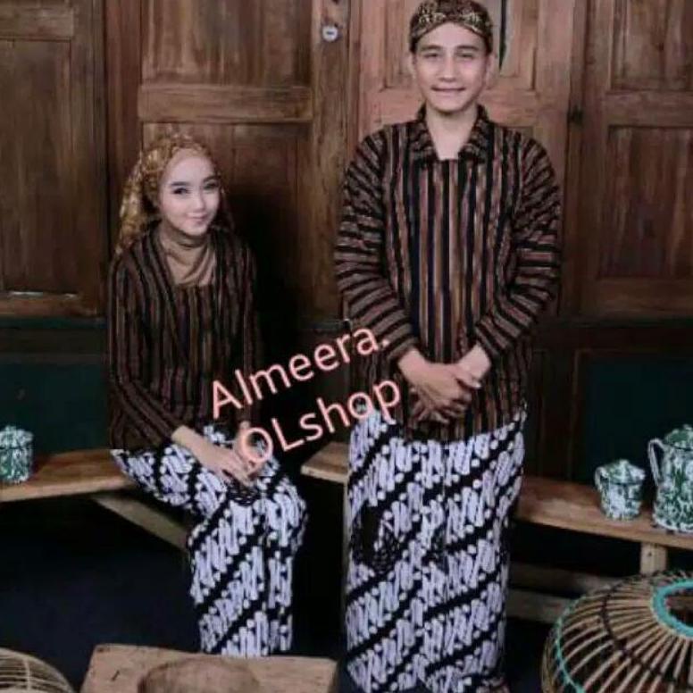 BISA COD Rok jarik wiru bawahan kebaya dan surjan /  jarik wiru jadi pria dan wanita qurro