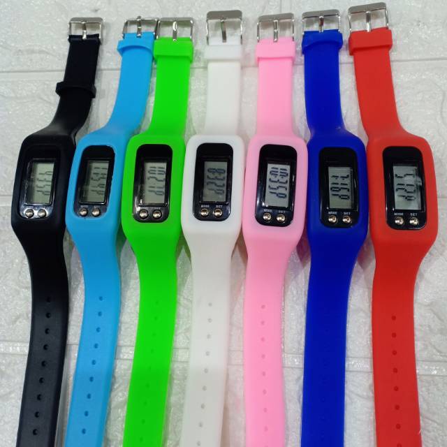 Jam Tangan Wanita / Pria Digiital Persegi Panjang