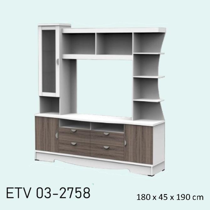 Partisi/ Pembatas Ruangan Dengan Meja Tv Murah | 03-2758