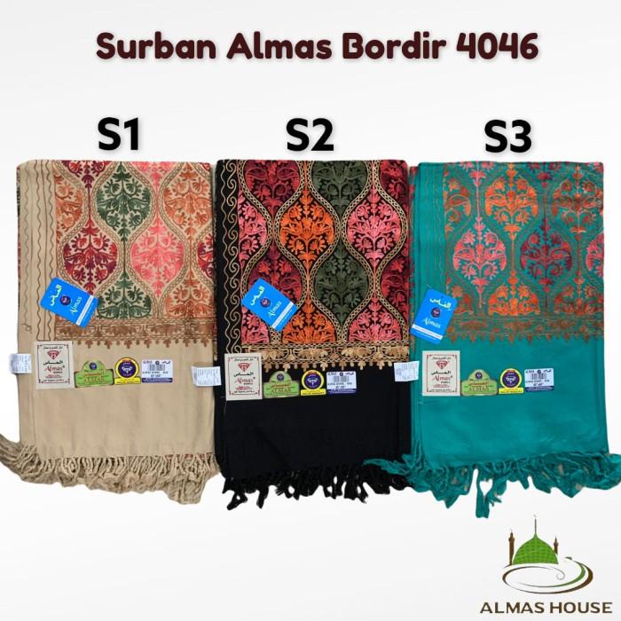 Sorban Premium Kashmiri Bordir Sulam | Shawl Almas 4046