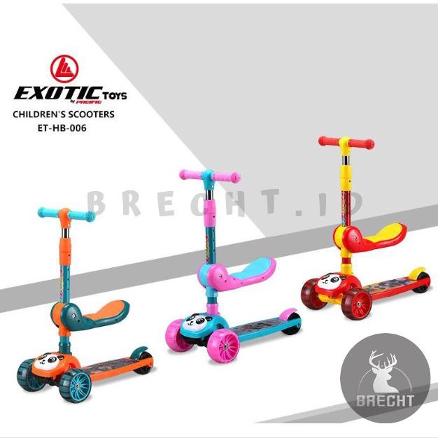 (Gojek/Grab) Exotic Scooter Anak 3in1 HB006 Murah