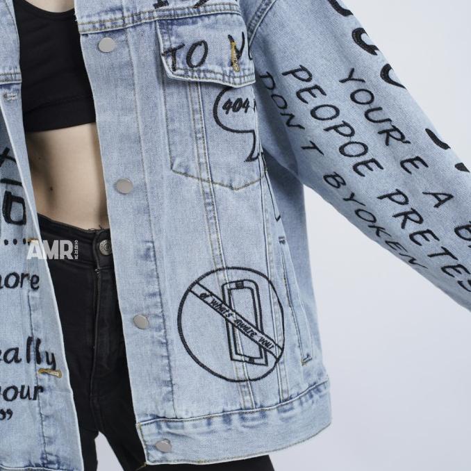 AMR Original - Jaket Jeans - Denim Import Outer Wanita No Phone 5206