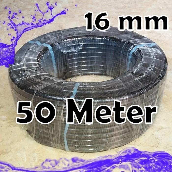Terlaris Selang Pe 16 Mm / Selang Pe 13/16 Mm / Selang Pe 16Mm (1 Roll @50 Mtr)