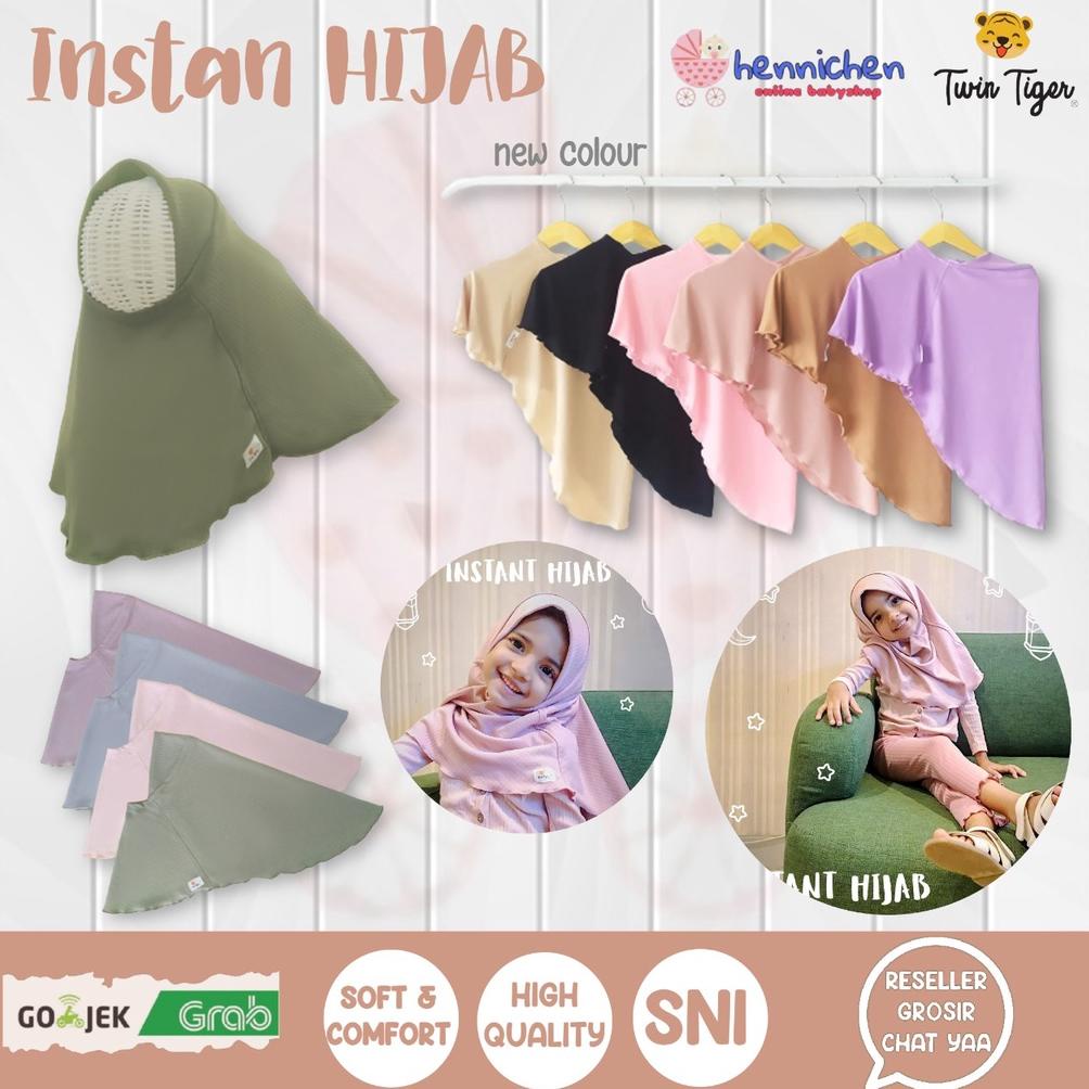 TWIN TIGER HIJAB anak INSTANT HIJAB BAYI INSTANT HIJAB BAYI JILBAB BAYI HIJAB BAYI SNI 0-6 Tahun