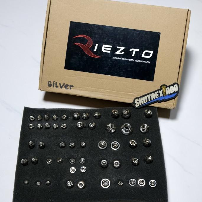 Baut Probolt Titanium Set Riezto Chrome Vespa Sprint Prima GTS S LX