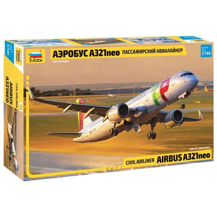 ZVEZDA 7043 1/144 A-321 NEO CIVIL AIRLINER