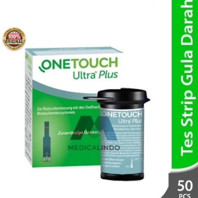 Strip Gula Darah Onetouch Ultra Plus Refill Test One Touch Ultra 50