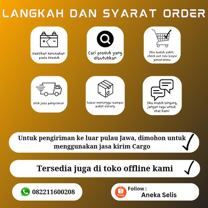 Aki Kering 6V 7Ah + Charger Mobilan Motor Mainan Anak