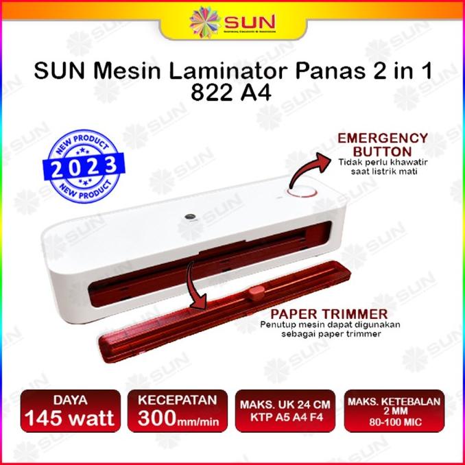 

Mesin Laminating Panas & Dingin A4/F4 (240 Mm) - Lme001A4