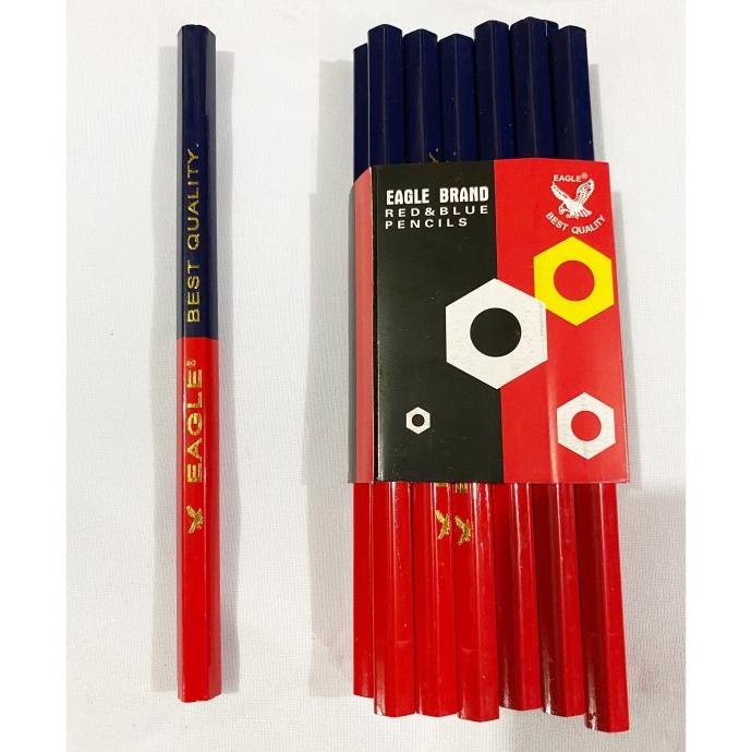 

{{{{}}] Pensil jahit merah biru besar - pensil pola