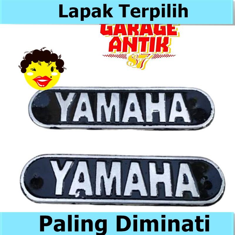 emblem logo set tangki tutup aki yamaha l2g l2s l2 eltuji termurah di bandung Motor Custom