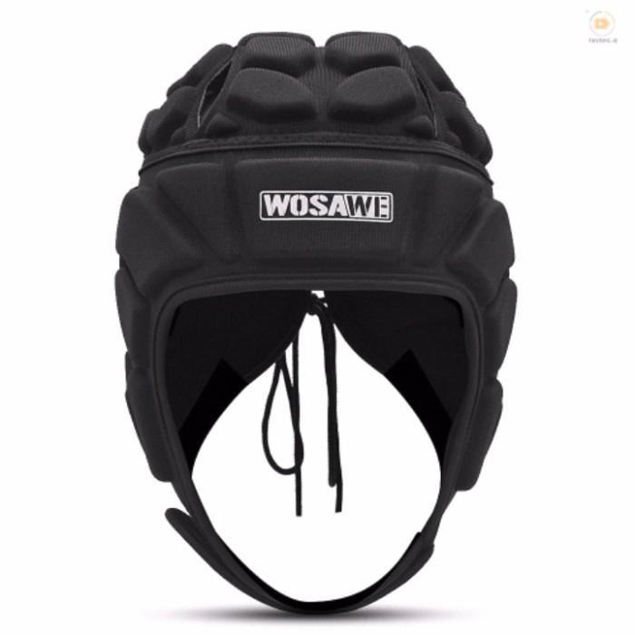 Terlaris Helm Pelindung Kepala Adjustable Untuk Kiper Sepakbola / Rugby