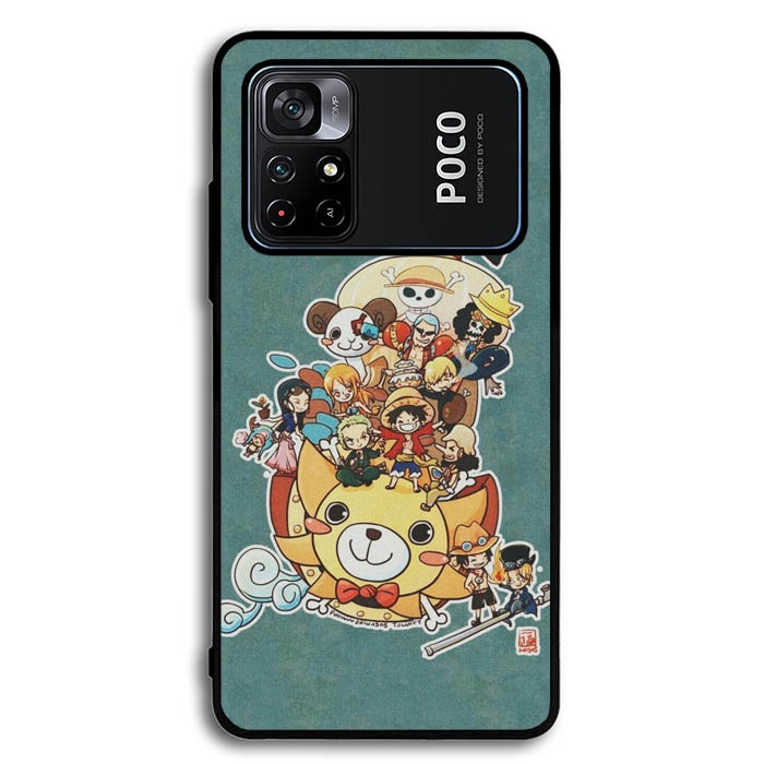 Hardcase Casing Xiaomi Poco M3 M4 M5 F2 F3 X3 C40 Pro One Piece Team AB1613 Case Cover