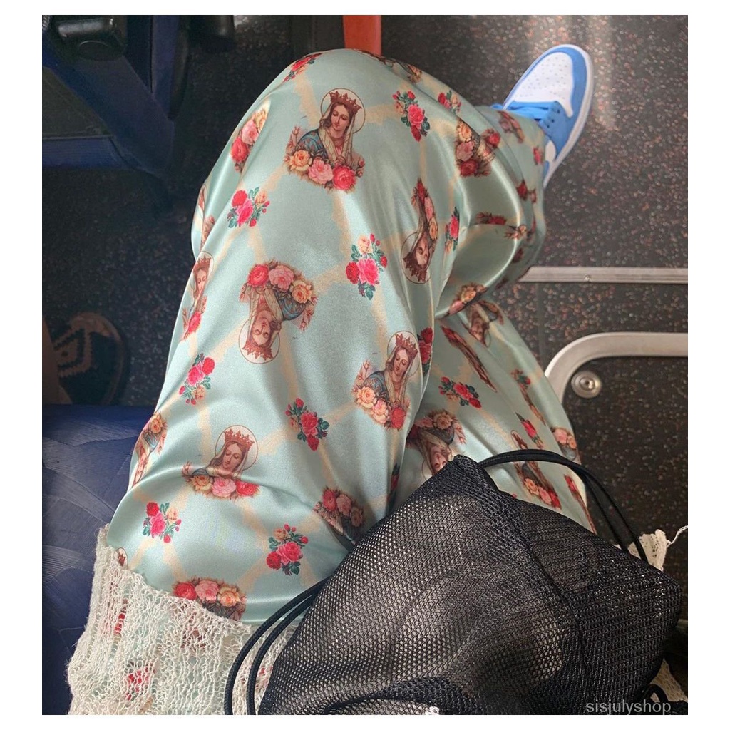 [✅BISA COD] #Sisjuly# Celana panjang lurus wanita / celana panjang lebar kaki vintage wanita / celan