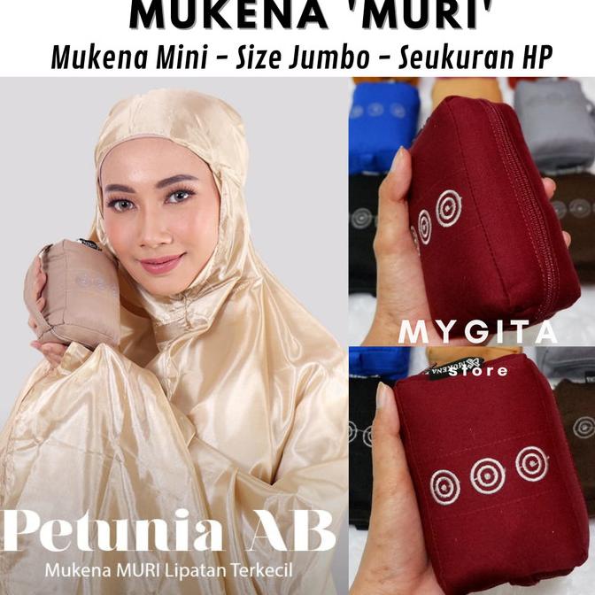 Mukena Travelling Terkecil Mukena MURI Karita (Atas Bawah)