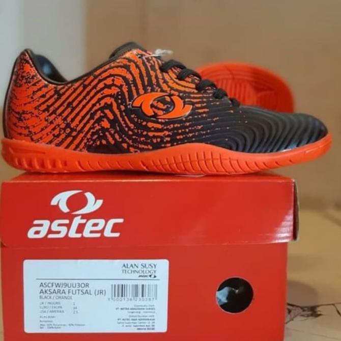 SEPATU FUTSAL ASTEC - AKSARA FUTSAL (JR) - SIZE 34