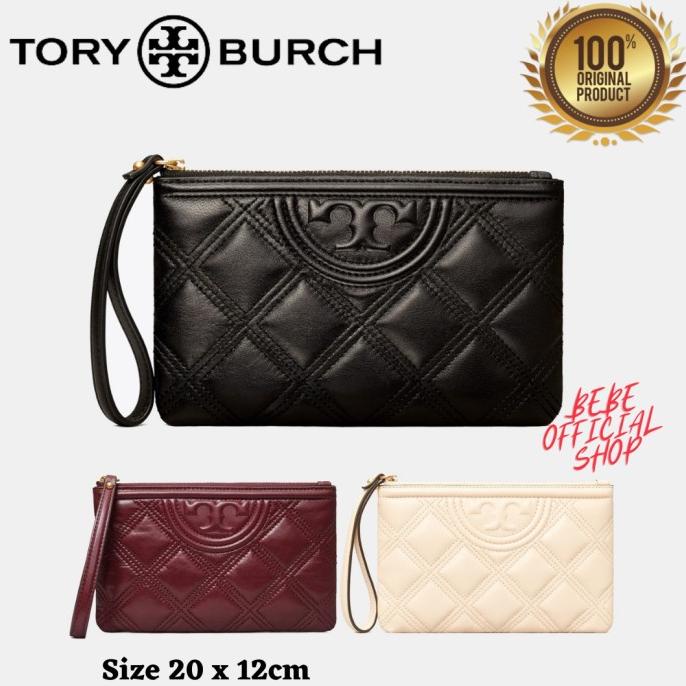 Woman'S Bag [Original] Tory Burch Soft Fleming Wrislet Glazed Tory Burch Clutch Discount