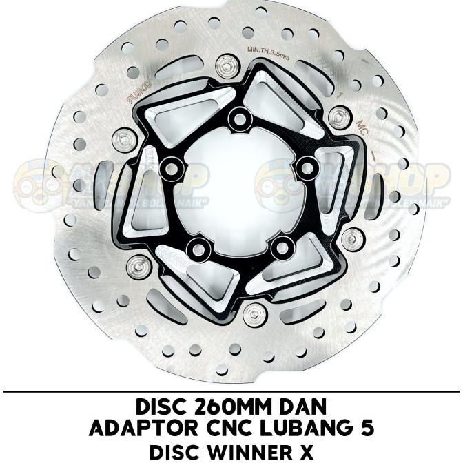 Disc Winner X / Supra GTR 260mm PnP New Vario 150 Piringan 260