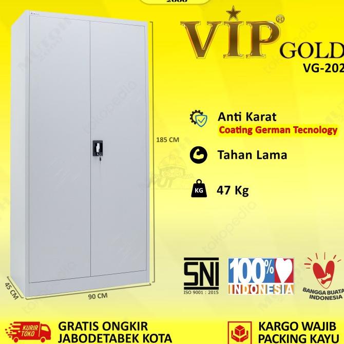 

Terbaik Vip Gold Vg-202 Lemari Arsip Besi Pintu Swing Tarik Discount