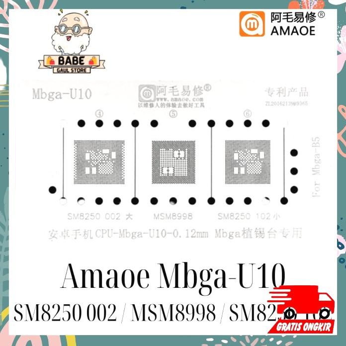 Plat Cetakan Ica Cpu Sm8250 002 102 Msm8998 Amaoe Mbga-U10 Original