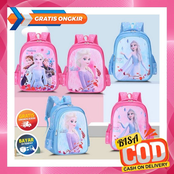 Tas Anak Sekolah Perempuan Laki Laki Terbaru Kekinian Sd Tk Paud Kelas 1 2 3 4 5 6 7 Cod Karakter To