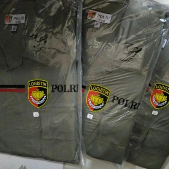 Terlaris Setelan Baju Pdl Hijau Brimob Jatah Bahan Ripstok