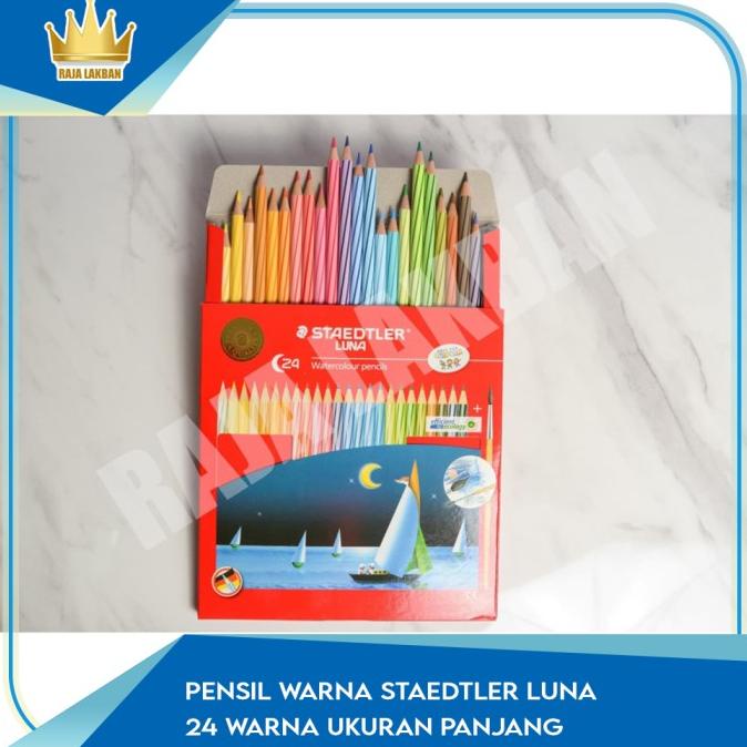 

Pensil Warna Staedtler Luna 24 Warna Ukuran Panjang