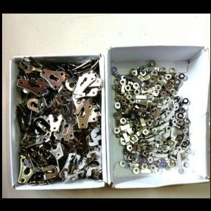 Terlaris (144 Set) Hak Kait Celana / Hak Massag / Kancing Kait Jahit Celana