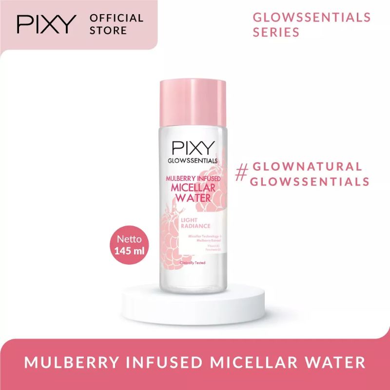 PIXY Glowssentials Mulberry Infused Micellar Water 145ml