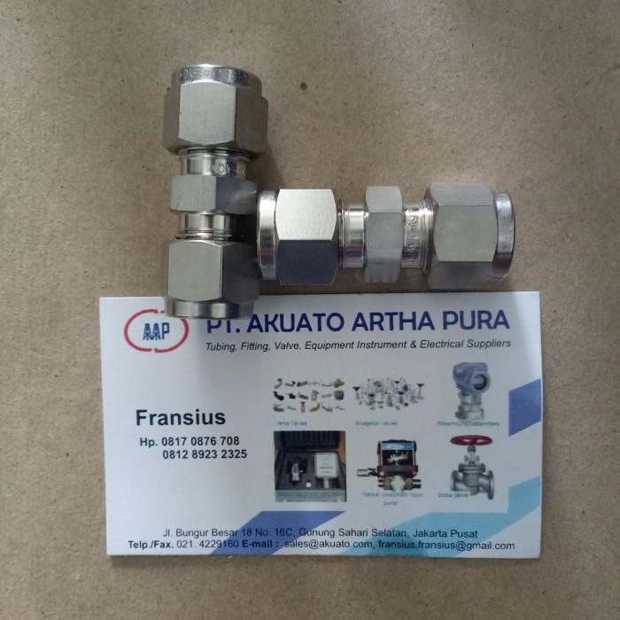 Terlaris Union Connector 3/8 In Od, Dk-Lok