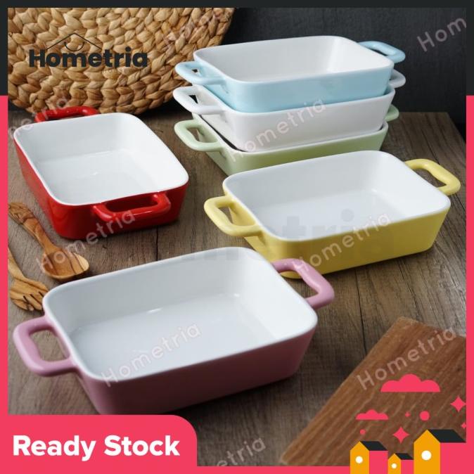 Sale Now Piring Saji Kotak Keramik Pegangan Piring Keramik Kotak Berkualitas