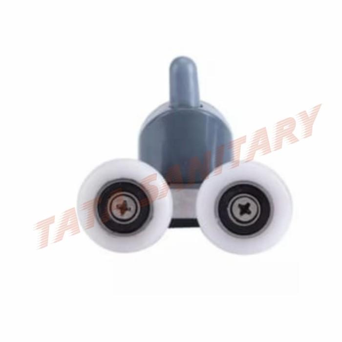 Roda Shower Box Doble Roda Bawah/Roda Shower Kamar Mandi