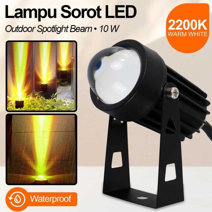 Lampu Sorot Gedung Lampu Sorot Taman Spotlight Outdoor Waterproof