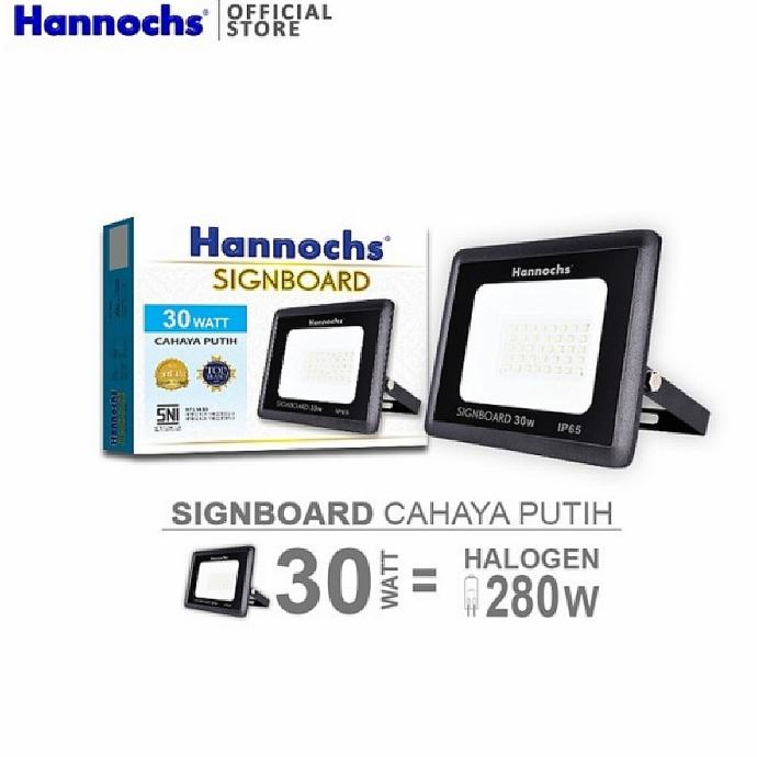 Hannochs Flood light Signboard LED 20 - 200 Watt Putih / CDL