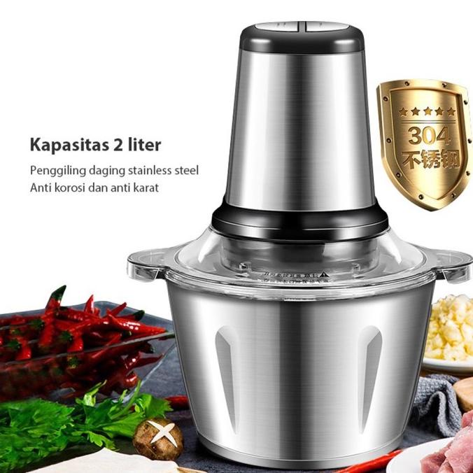 BLENDER DAGING STAINLESS STEEL CHOOPER MEAT GRINDER - GILINGAN DAGING