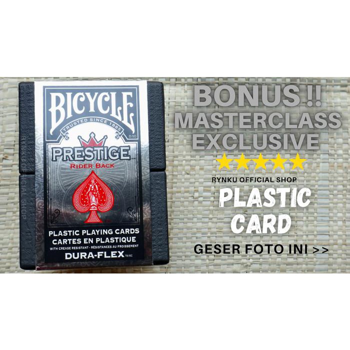 Terlaris Kartu Remi Bicycle Prestige Playing Card (Kartu Plastik)