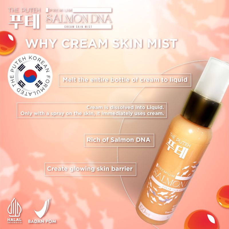 🇰🇷Salmon DNA 4 in1 Cream Skin Mist 60ML