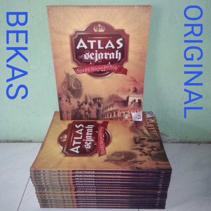 Buku Pintar Atlas Sejarah Indonesia dan Dunia - PT Karya Pembina Swajaya - Original