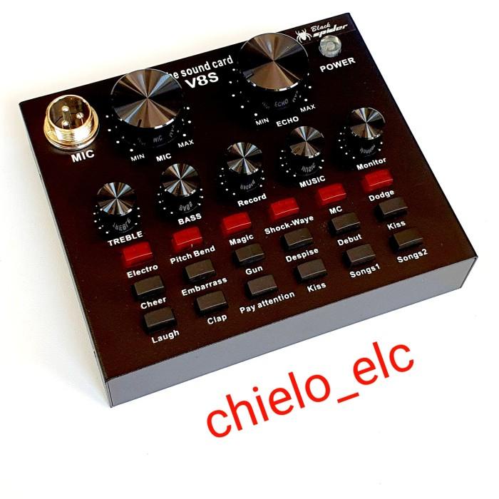 soundcard v8 / v8s blackspider original streaming live